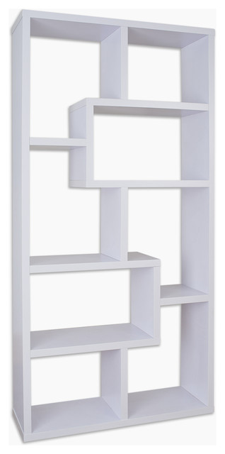 Braven Bookcase Contemporary Bookcases By Furniture Of America Braven Bookcase White