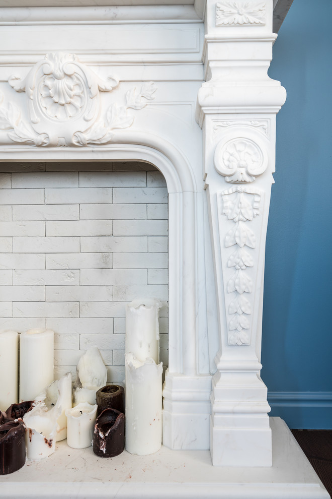 Фальшкамин в новом доме в Санкт-Петербурге