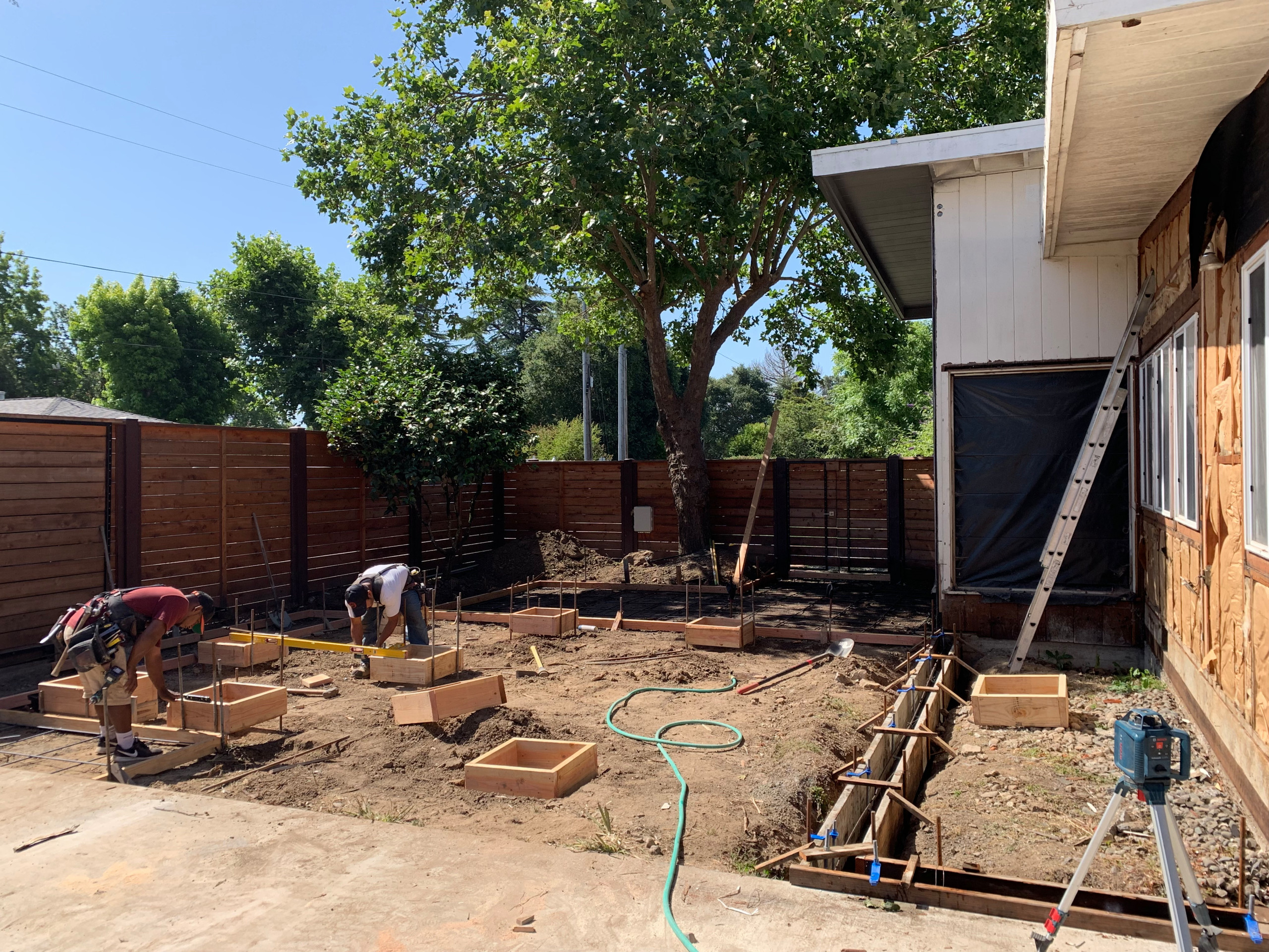 Deck in progress