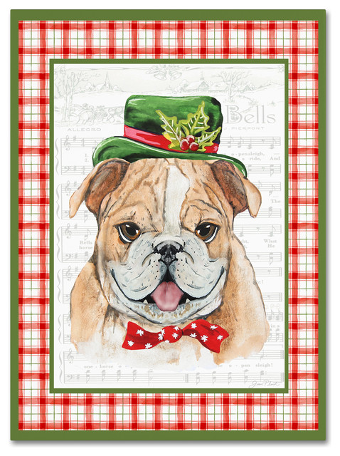 Jean Plout 'Christmas Song Dogs 3' Canvas Art, 24