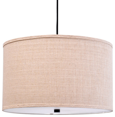 Catalina 3 Light 18 Beige Fabric Pendant Bronze Catalina 3 Light 18 Beige Fabric Pendant Bronze