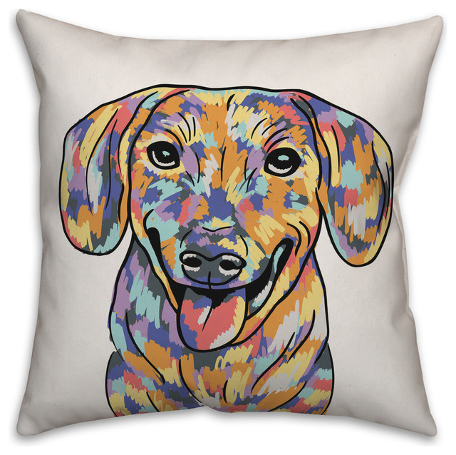 dachshund throw pillows