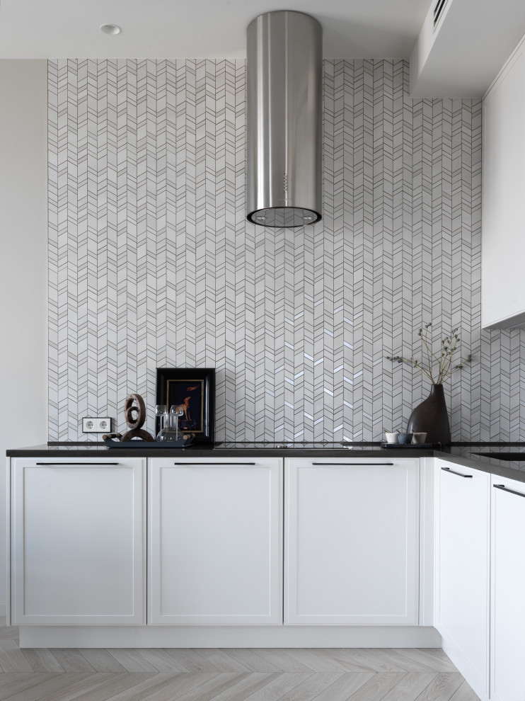 Лаконичная квартира в ЖК "Пресня Сити"