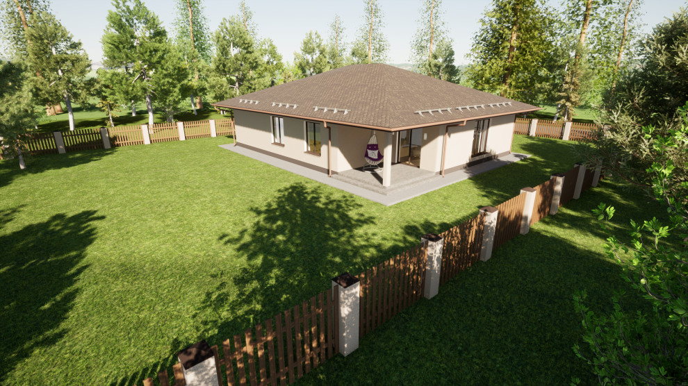 Классический дом с гаражом