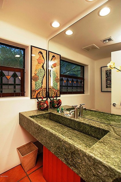 Post contemporary-bathroom