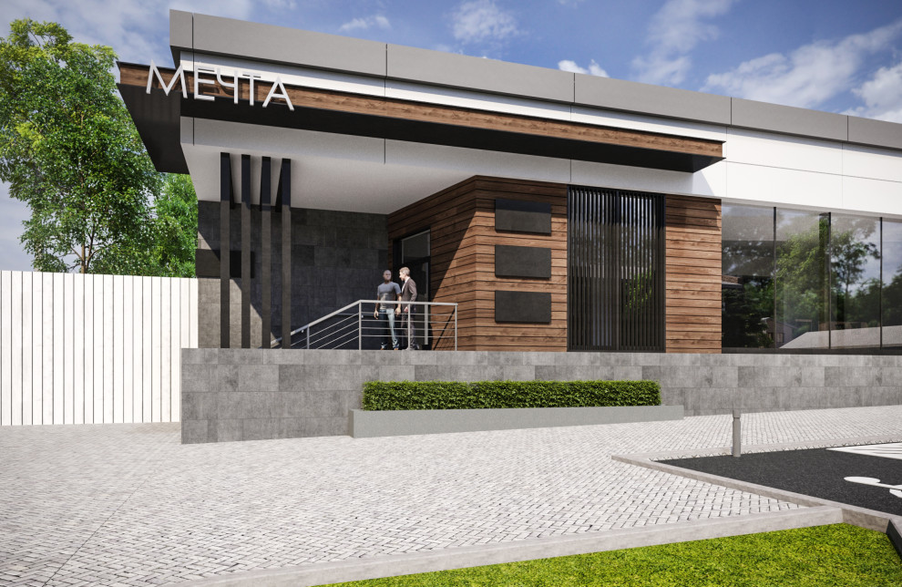 Реконструкция фасадов магазина "Мечта"