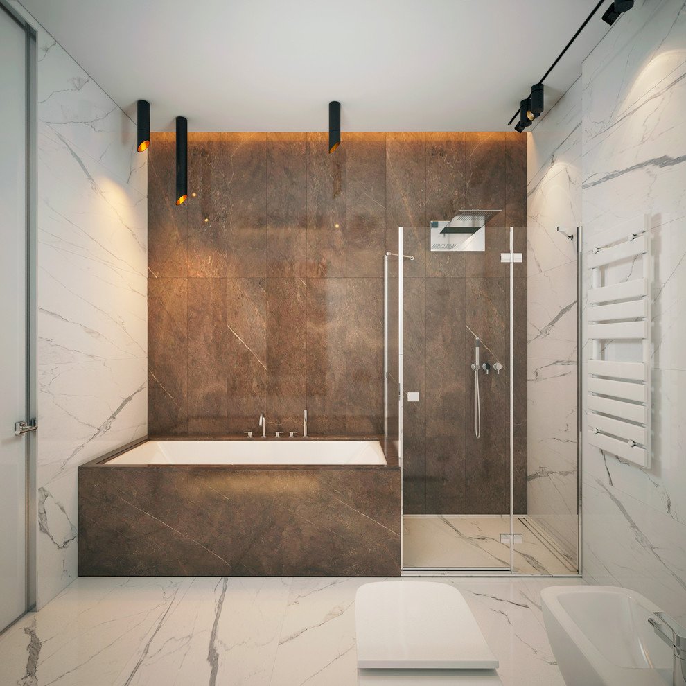 Ред  Сайд - 87 кв.м. современный стиль и темные акценты