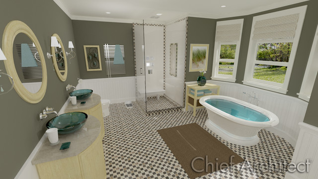 Elegant Bath transitional-rendering
