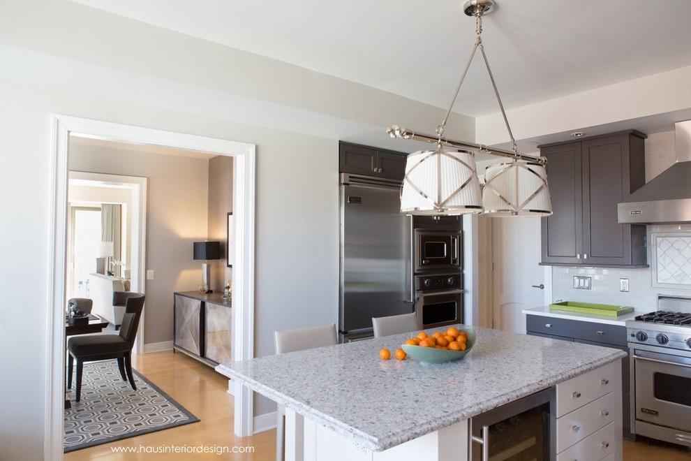Transitional kitchen photo in DC Metro