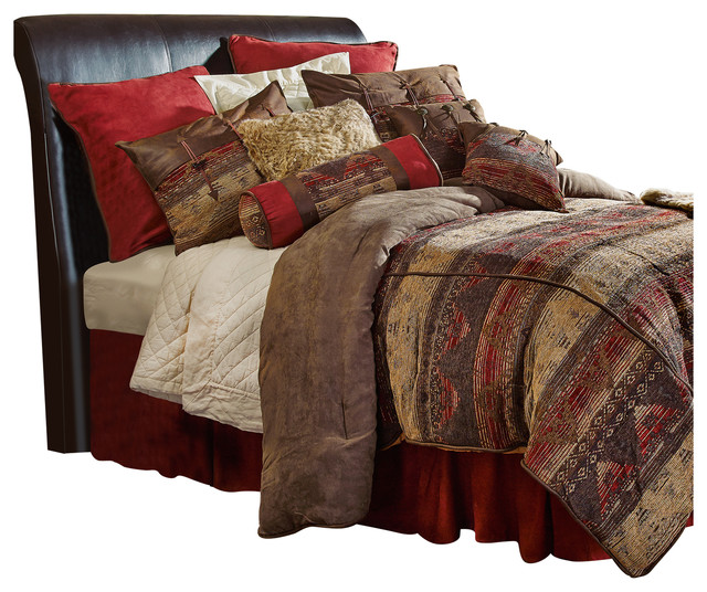 Sierra Comforter Set Rustic Comforters And Comforter Sets by