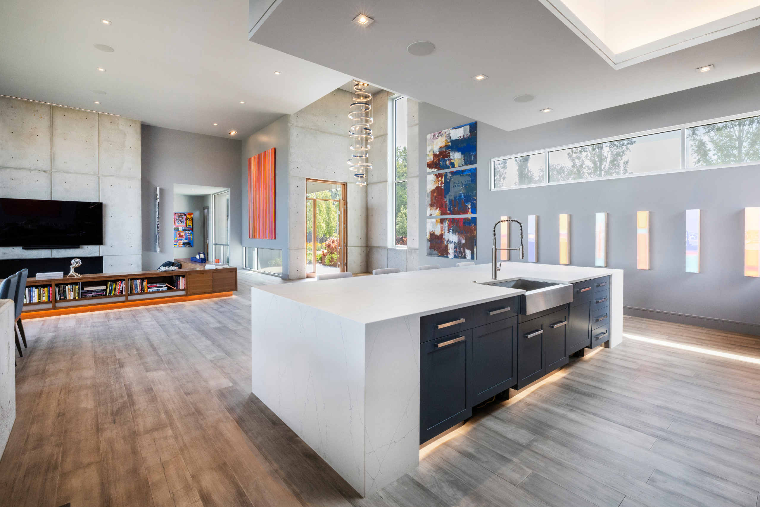 Industrial & Modern Lake Home | Custom Build