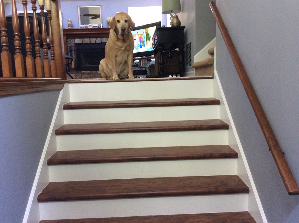 Stair Runner On Prefinished Laminate Treads