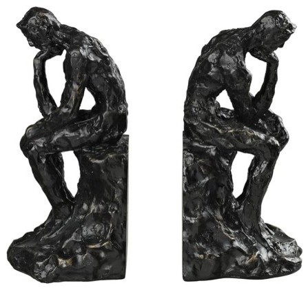 Thinking Man Book Ends