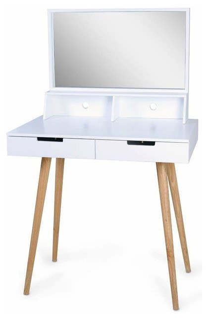 Contemporary Large Makeup Vanity Table, Large Vanity Table