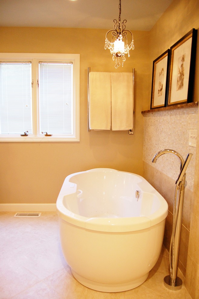 Bathroom - transitional bathroom idea in Raleigh