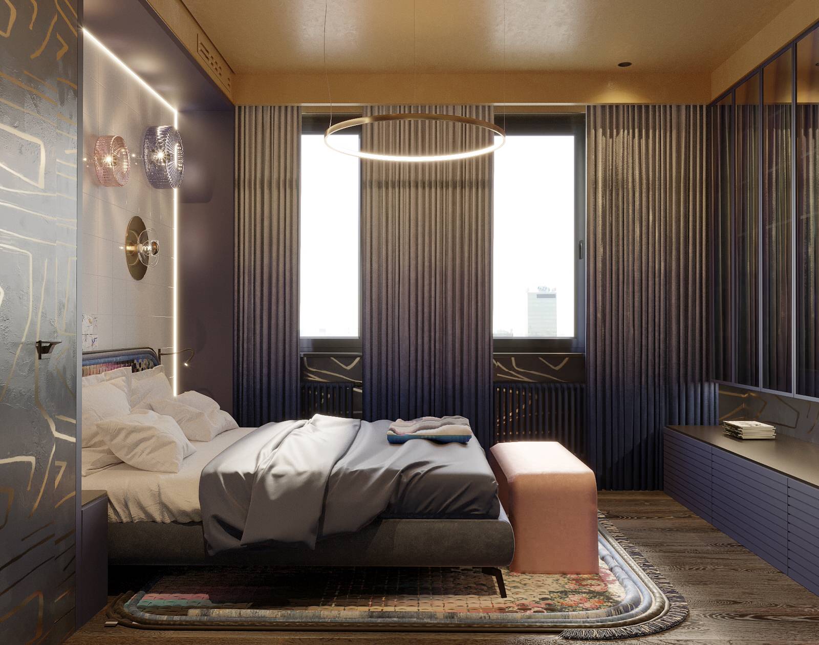 Спальня. Квартира на Таганке