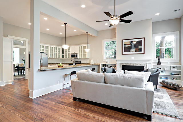 1910 House With Modern Family Room Kitchen Addition Traditional Living Room Austin By Avenue B Development Houzz Uk,Large Kitchen Island Designs With Seating