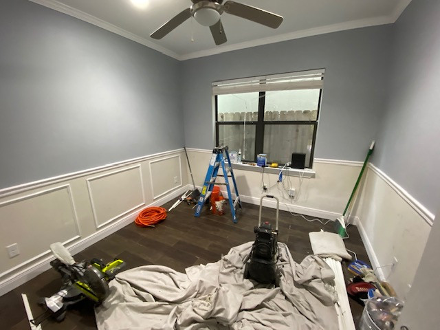 Painting & Wainscoting Office Upgrade