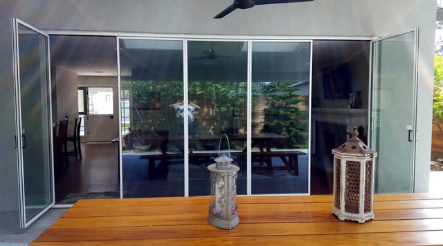 Costa Mesa Premier Ultra Slim Folding Doors contemporary-patio