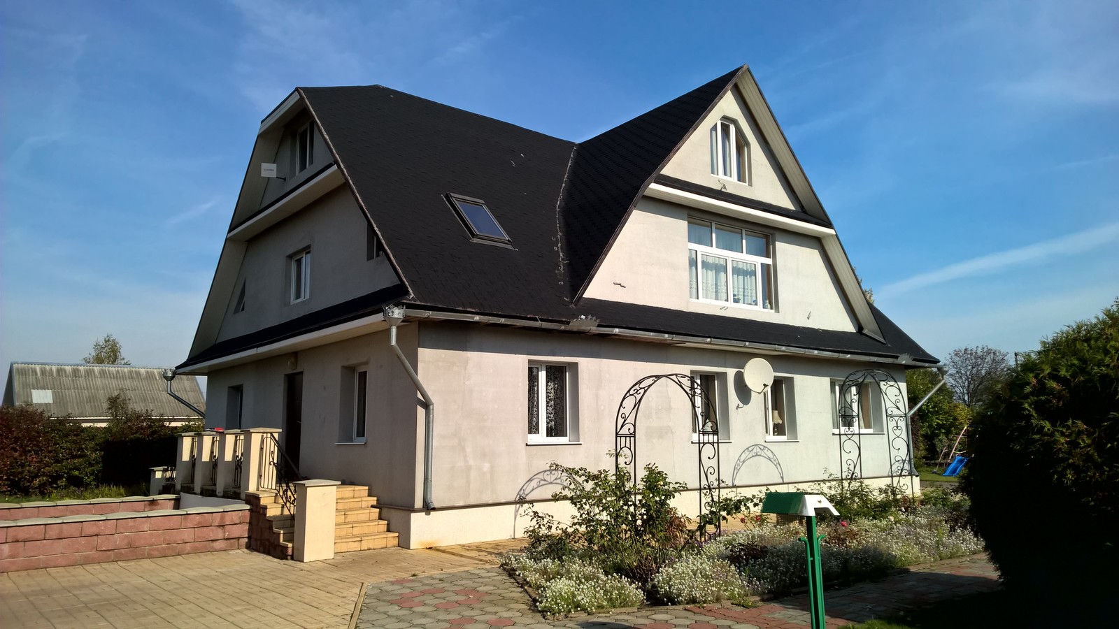 Проект фасада загородного дома