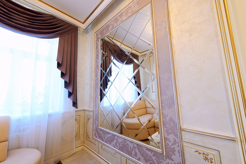 холл в загородном доме