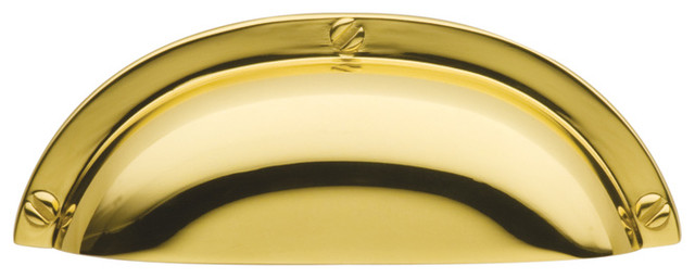 B602-PB polished brass Artisan Suite cup pull