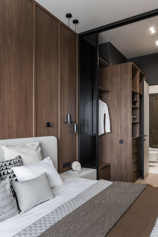 Квартира для активной семьи в минималистичном стиле