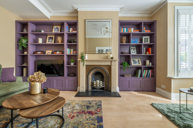 Ealing House Refurbishment modern-living-room
