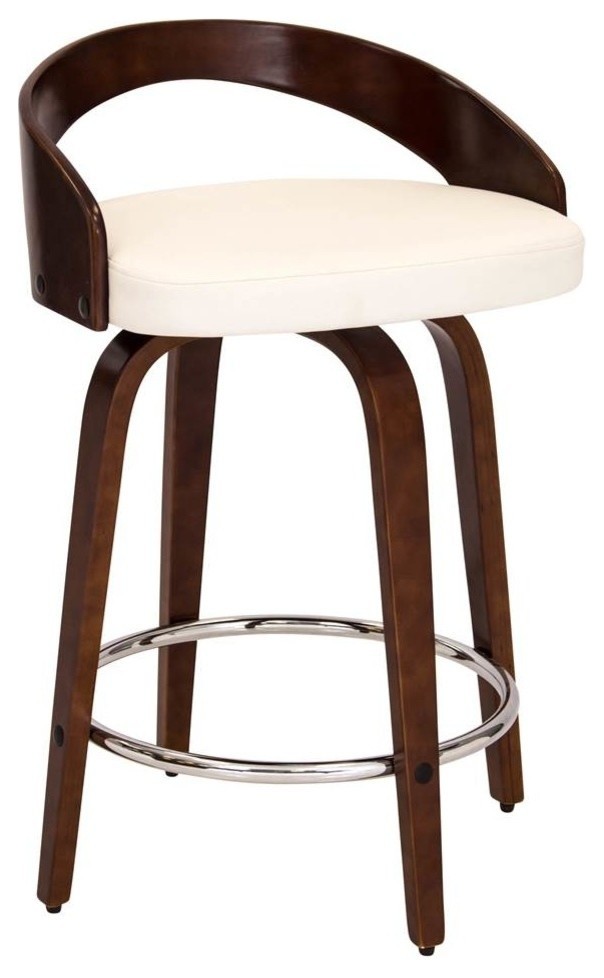 Grotto Counter Stool With Swivel In, Grotto Cherry Counter Height Stool