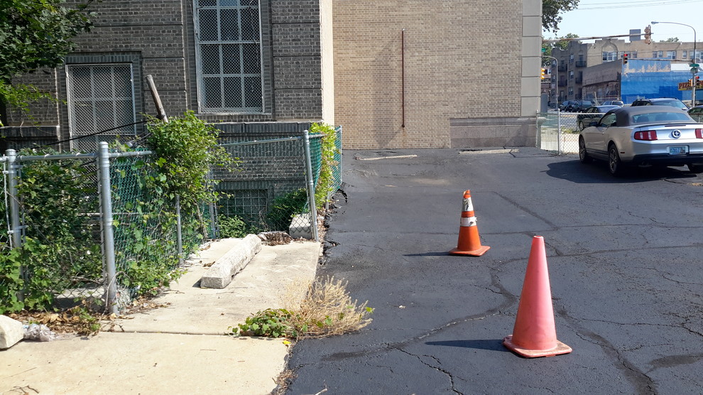 Goldsteins Funeral Home- Retaining Wall/Asphalt