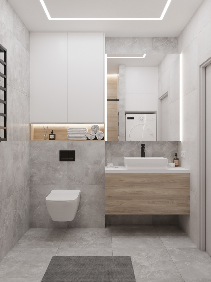 Интерьер квартиры-студии в ЖК Первый квартал