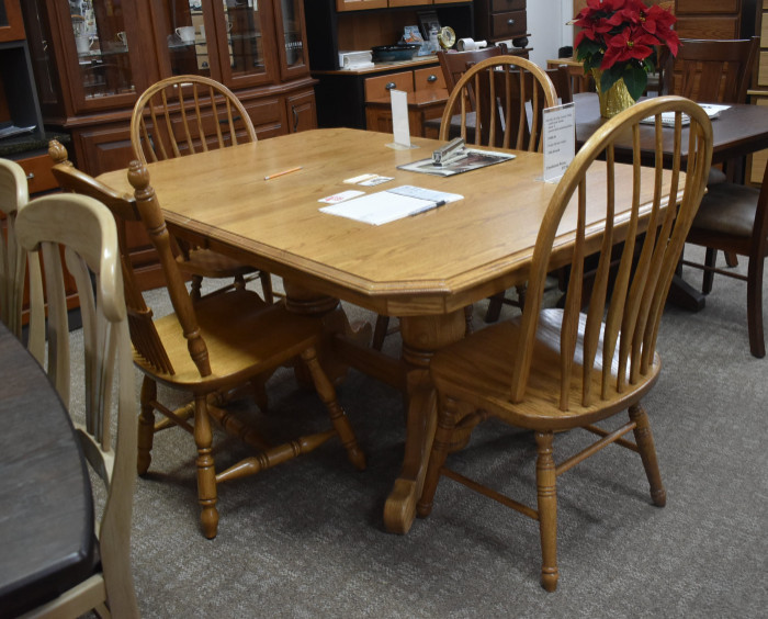 Oak Clip corner table