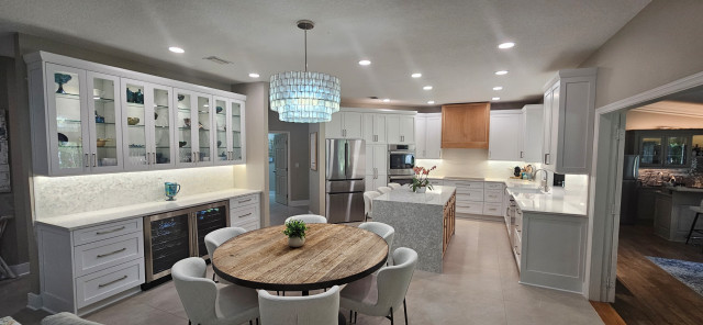 Contemporary Kitchen Remodel With New Cabinets and Island contemporary-kitchen