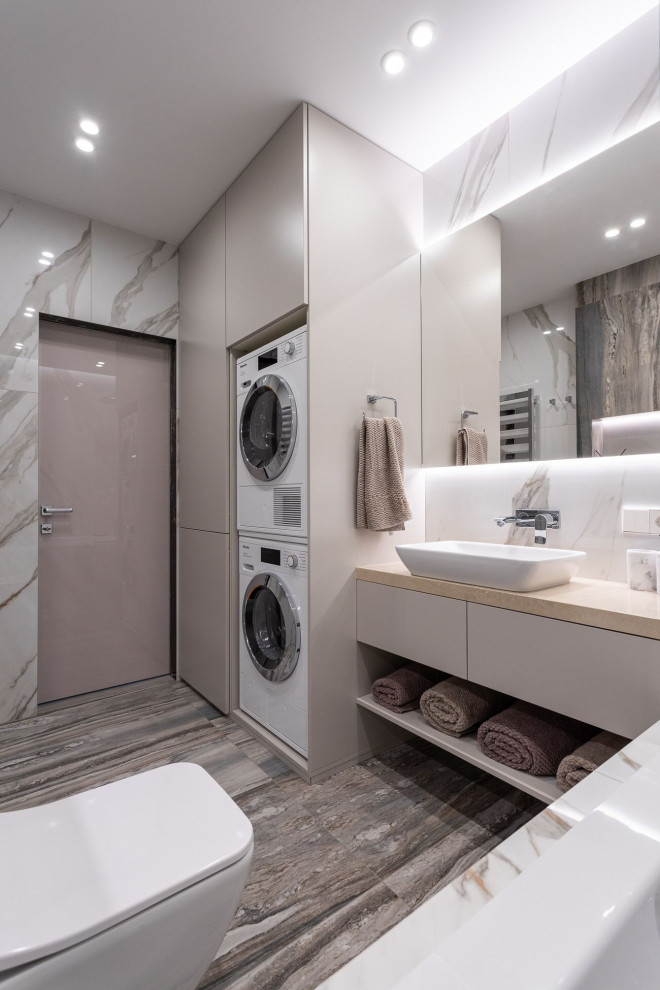 Практичная ванная комната