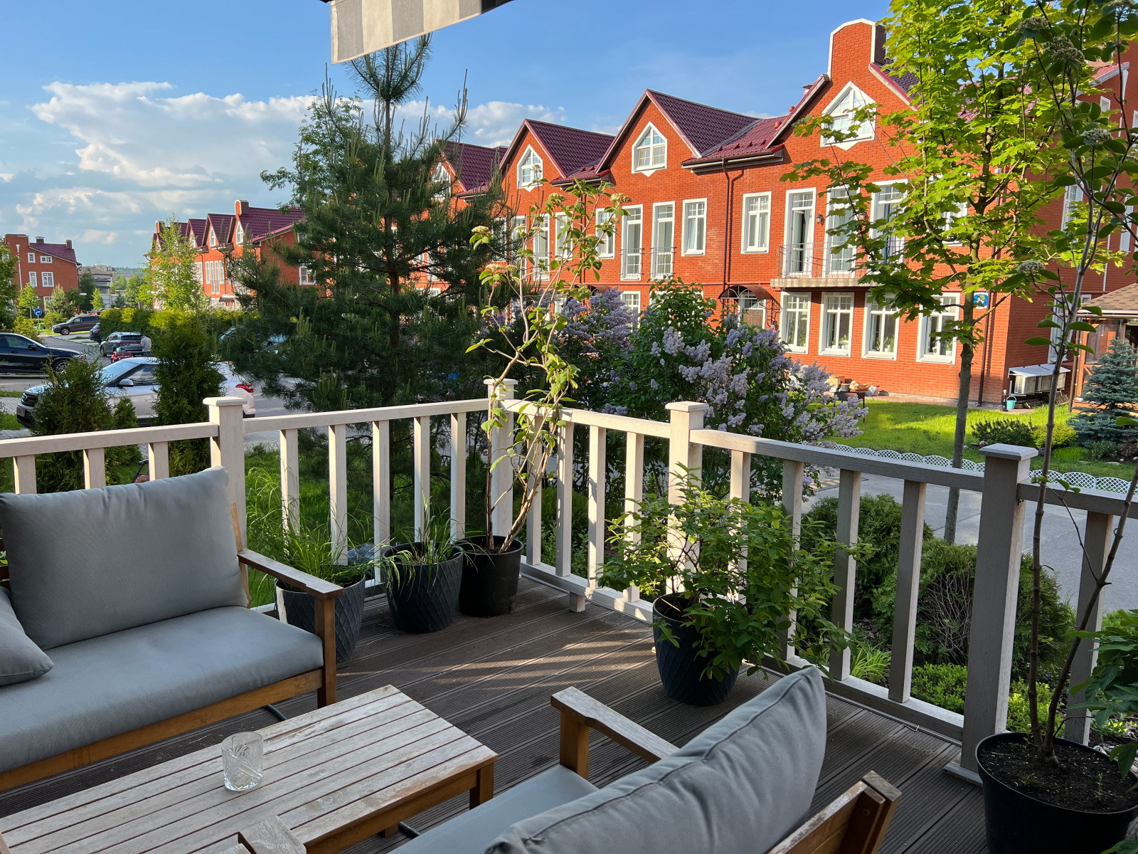 Мини-сад у таунхауса