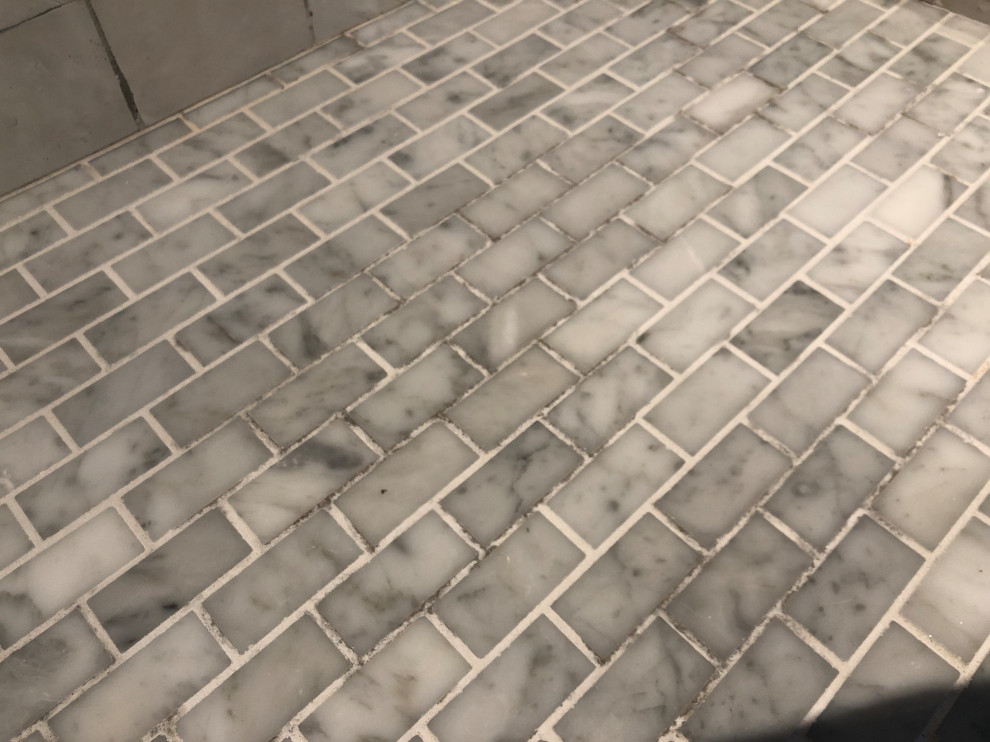 Discolored grout is this normal?