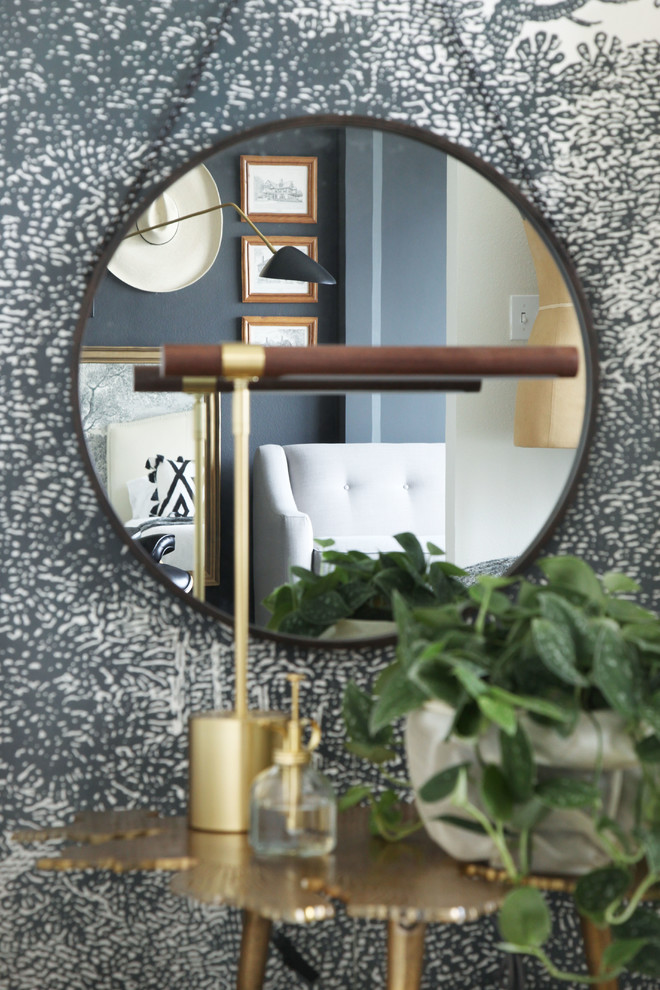 Inspiration for a transitional bedroom remodel in Austin