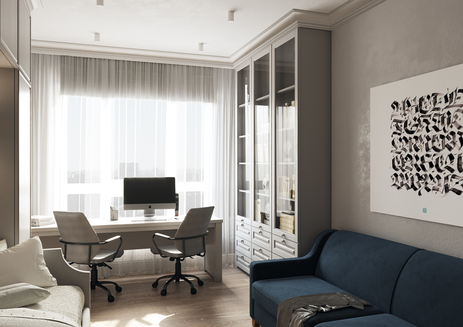 Дизайн-проект квартиры в ЖК Солнечный олимп