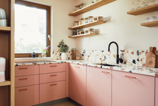 75 Küchen mit bunter Arbeitsplatte Ideen & Bilder - Februar 2024 | Houzz DE