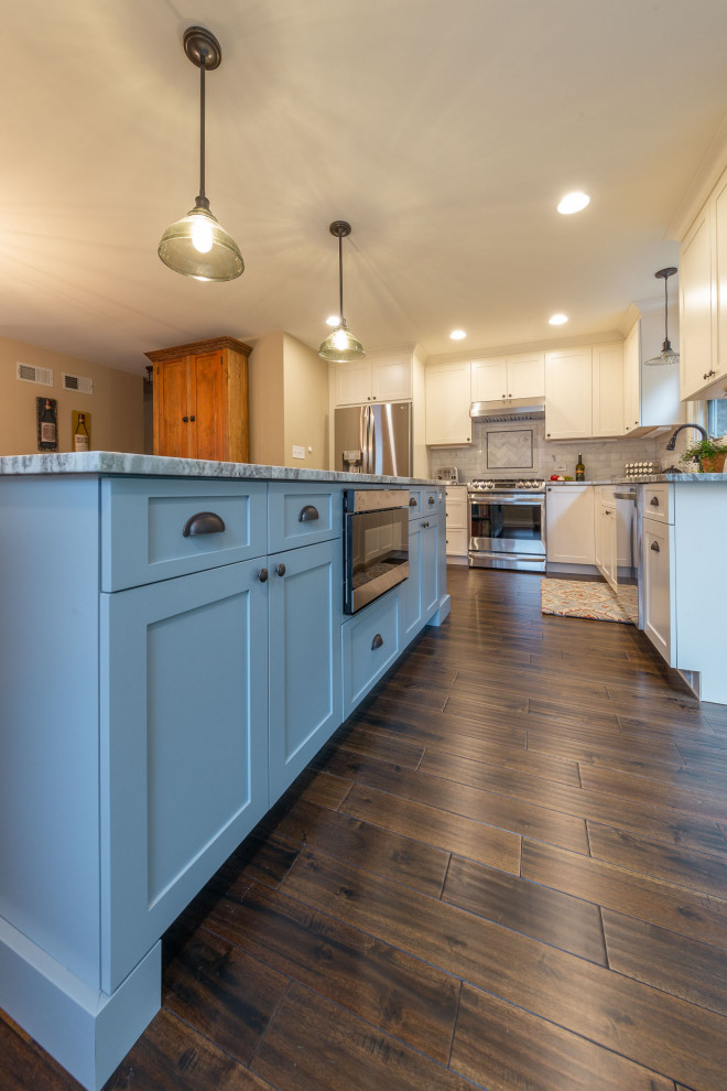 Transitional kitchen photo in Chicago
