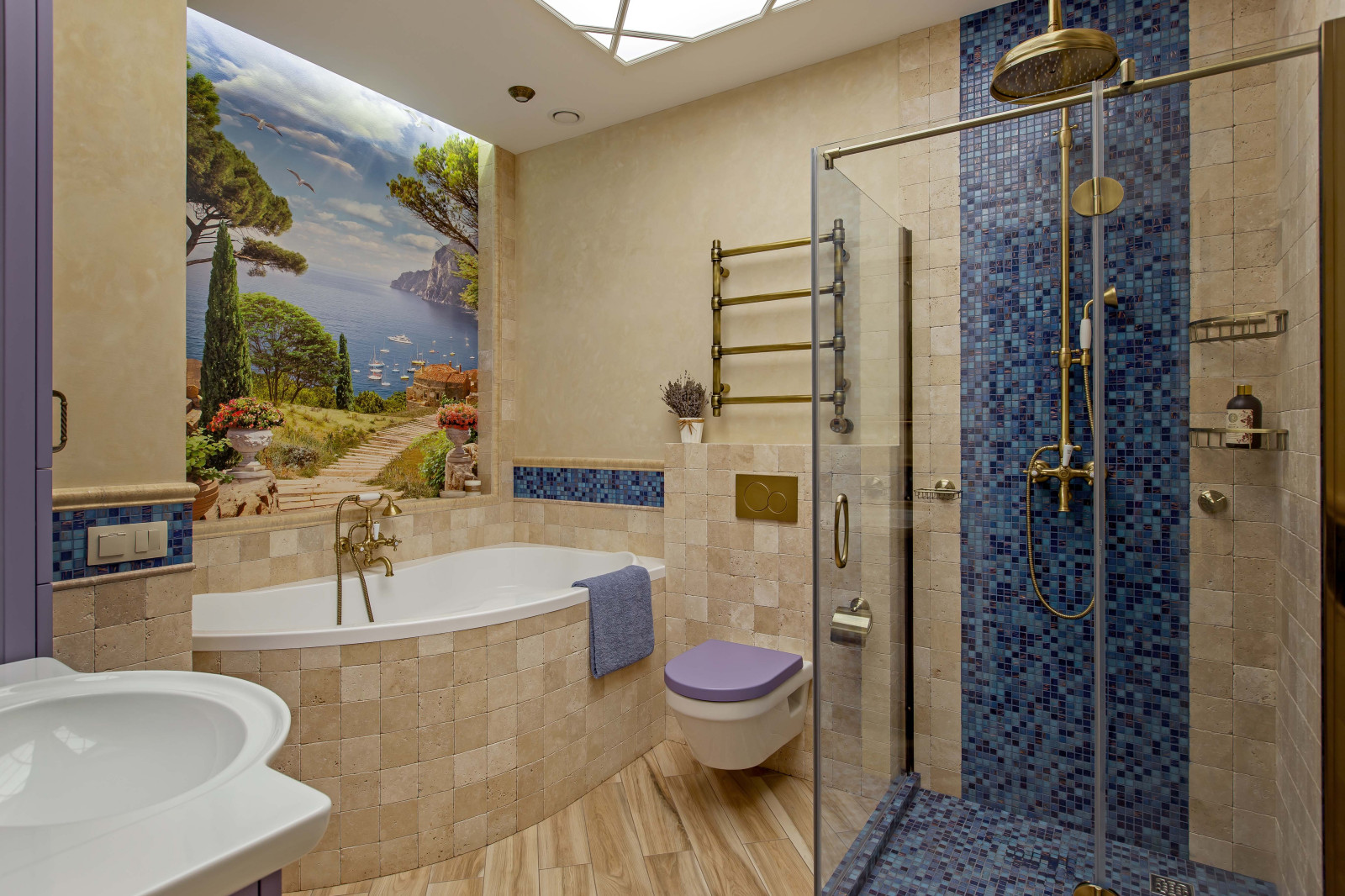 Лаванда и бирюза