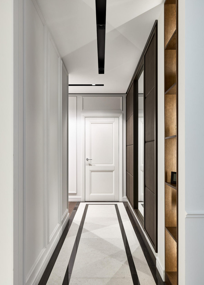 Объединение двух квартир 200 м2 в стиле неоклассика- ЖК Легенда Дальневосточного