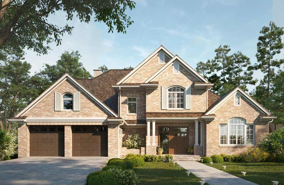 Жилой дом в американском стиле