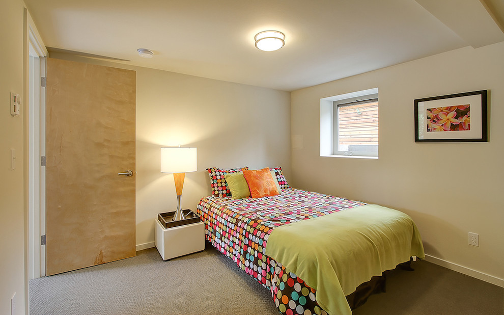 Transitional bedroom photo in Seattle