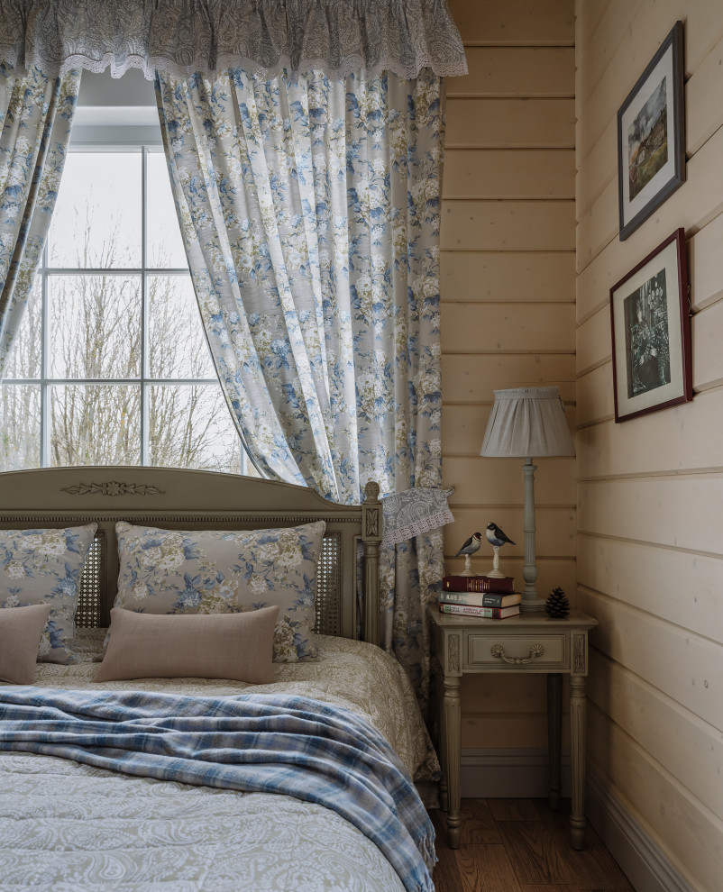 Источник вдохновения для домашнего уюта: спальня в стиле рустика