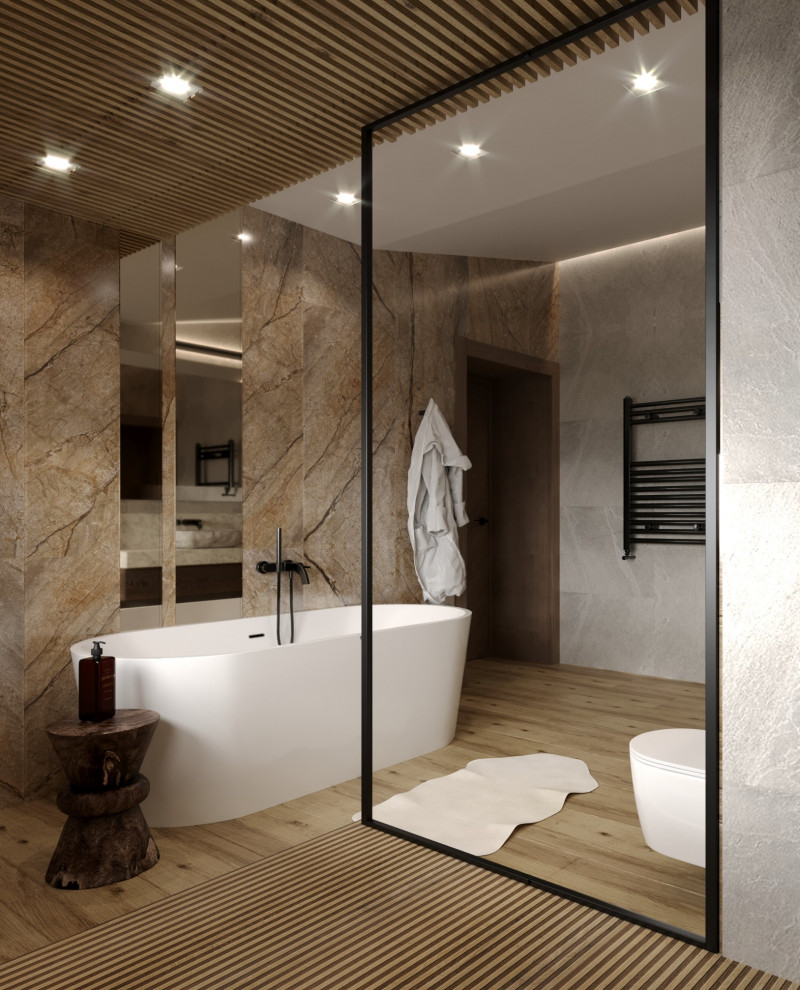 Дизайн проект интерьера загородного дома 850 м2