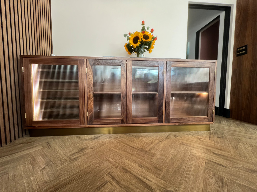 Richmond walnut drinks cabinet