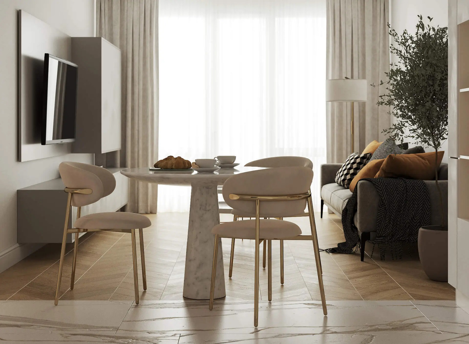 Дизайн-проект квартиры на ул. Боровая, д. 19