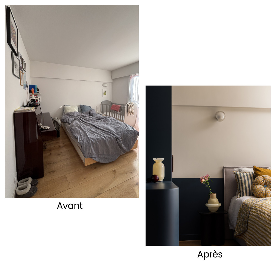 Réinventer les circulations d'un appartement parisien de 73 m² - Ménilmontant
