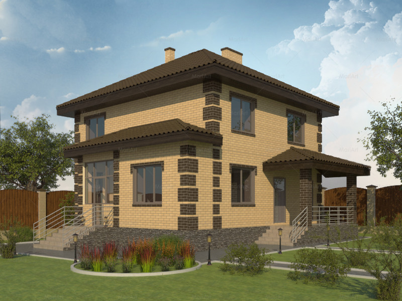 Дом площадью 145 м²